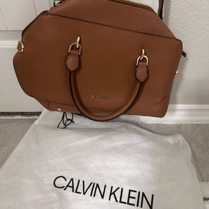 Calvin Klein purse with duster - very good condition
